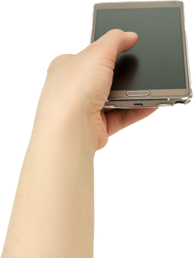 smartphone hand